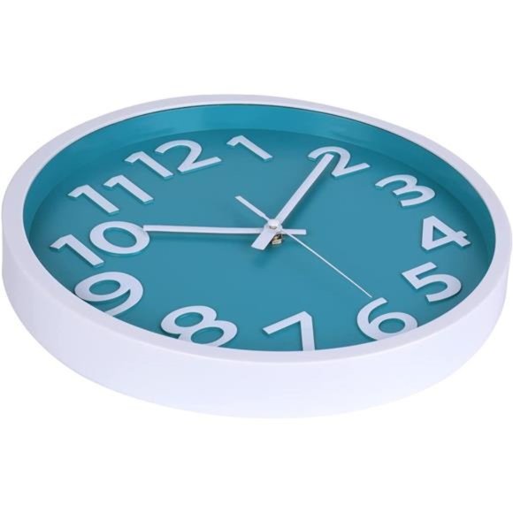 Wall Clock Silent Non Ticking Indoor Outdoor Clock Battery Operated Easy To Read - Picture 3 of 5